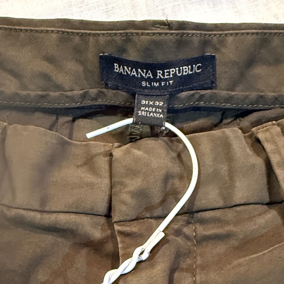 Banana Republic Men’s Slim Fit Chinos – Brown – Size 31x32 - Picture 2 of 9